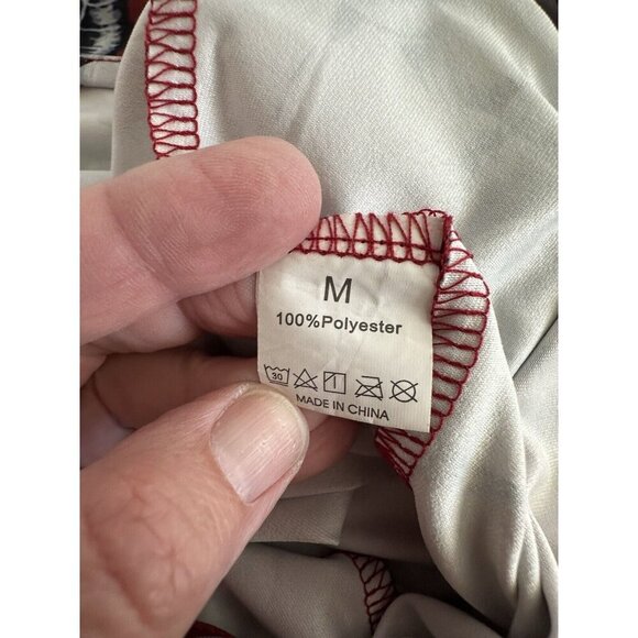 Skull Jumpsuit All Over Print Halloween Grunge Goth Women's Sz M Day Of The Dead - Picture 6 of 10